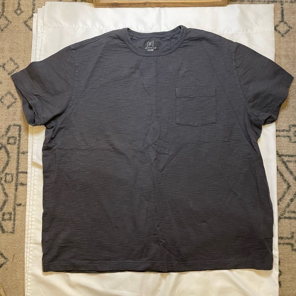 Men’s George size 2XL gray short sleeve t-shirt